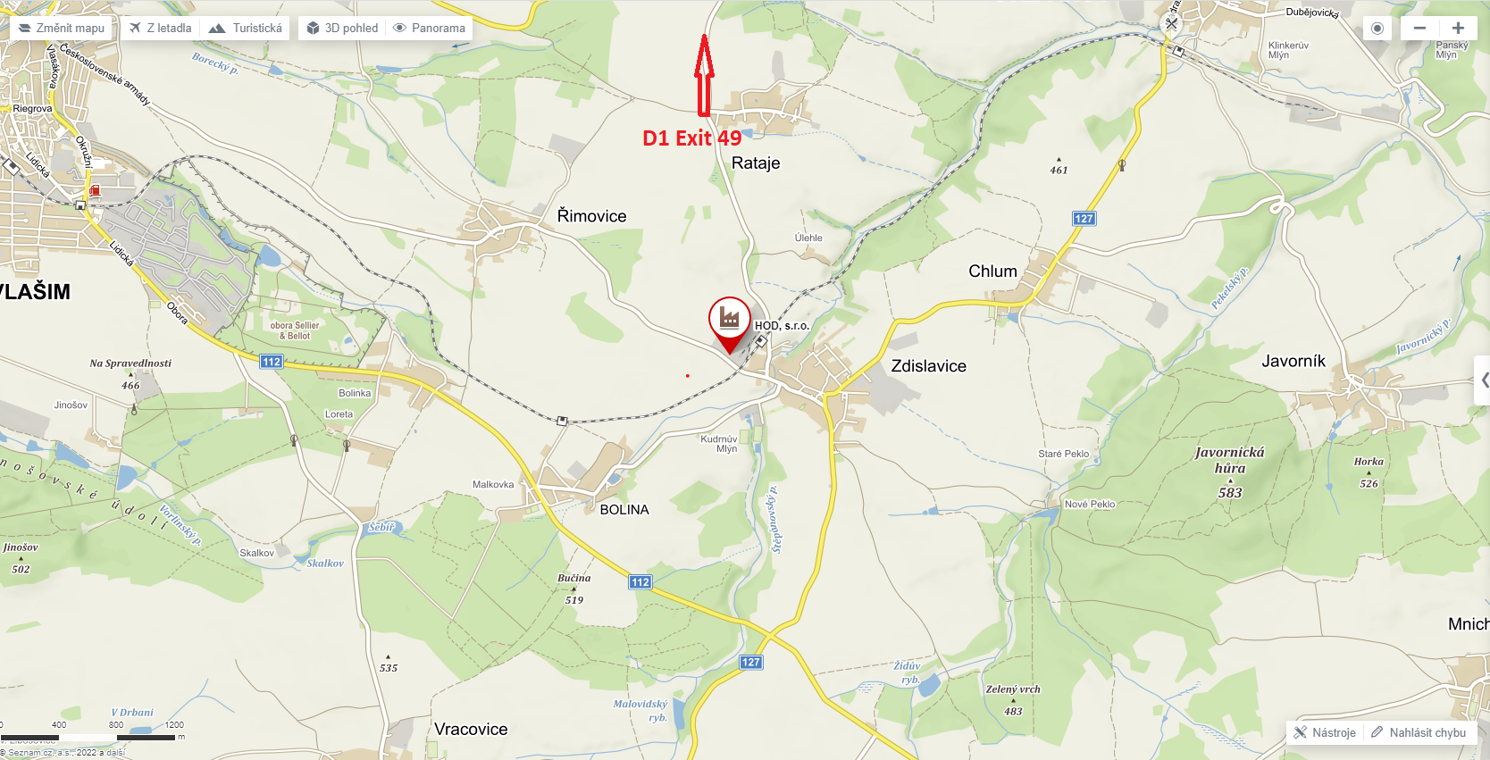 Kontakt hodsrozdislavice